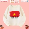 Áo Nỉ Sweater Trẻ Em Hình Cờ Đỏ Sao Vàng - CIUCIU KID Da Cá Dày Dặn Ấm Áp Mềm Mại 6