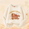 Áo Nỉ Tết bé gái dài tay kiểu sweater hình cưỡi ngựa Good Luck - Giá chỉ 179k 2