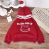 Áo nỉ thu đông bé gái Hàn Quốc Tini Kids, mũ ren hello kitty, 10-30kg, giảm giá 135k 5