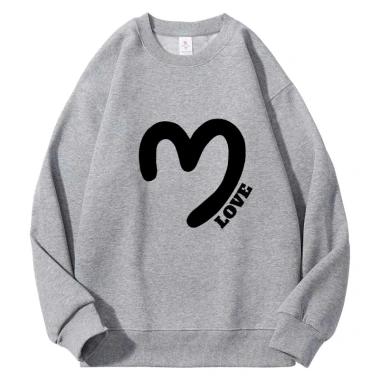 Áo Nỉ Thu Đông Hình Tim Siêu Hot - Sweater Đôi Đầy Đủ Màu và Size, Giá 45.000₫