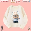 Áo Nỉ Thu Đông Labubu CIUCIU KID cho Bé Trai và Bé Gái - Vải Da Cá co dãn, mềm mại, giữ ấm, giá 160k giảm từ 201.6k 10