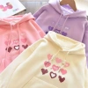 Áo nỉ trẻ em có mũ trùm đầu phong cách Hàn Quốc, cotton nhẹ, giảm giá 390k 2