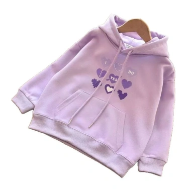 Áo nỉ trẻ em có mũ trùm đầu phong cách Hàn Quốc, cotton nhẹ, giảm giá 390k 6