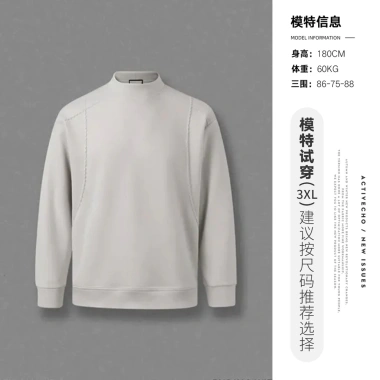Áo Nỉ YIZHI Cổ 3 Phân Dày Dặn - Pullover Thu Đông Phong Cách Hàn Quốc - Giá 700k