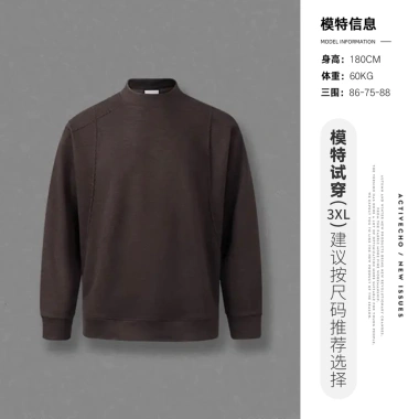 Áo Nỉ YIZHI Cổ 3 Phân Dày Dặn - Pullover Thu Đông Phong Cách Hàn Quốc - Giá 700k