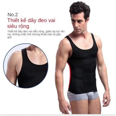 Áo Nịt Bụng Nam Thoáng Khí Định Hình Cơ Bụng Giảm Mỡ, Hỗ Trợ Cột Sống, Co Giãn 4Chiều – 151k 5