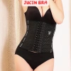 Áo nịt JUCIN thoáng khí in chữ M - Đai nịt bụng màu đen/be, giảm giá 49k 7