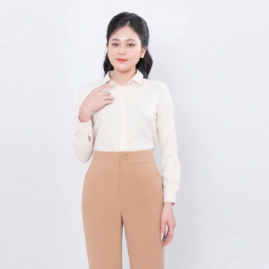 Áo nữ dài tay ASW101-R17 Thái Hòa vải sợi sen – Thanh lịch cho văn phòng, công sở, giảm còn 294.000₫