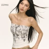Áo nữ không tay Y2K ngọt ngào, in hình thời trang, crop SBS - Giá ưu đãi 103.140₫ 6