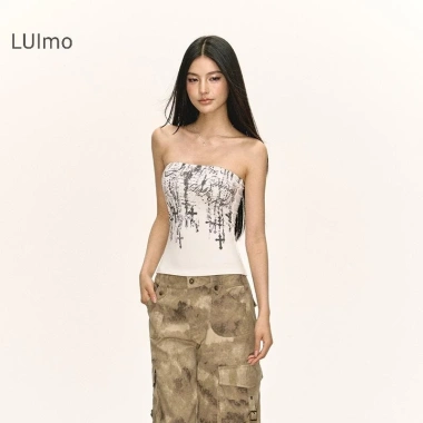 Áo nữ không tay Y2K ngọt ngào, in hình thời trang, crop SBS - Giá ưu đãi 103.140₫ 9