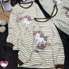 Áo Nữ Nỉ Hello Kitty Nơ Beo Lông Nhung Dễ Thương, Mềm Mịn, Giá Ưu Đãi 408.500 VND 6