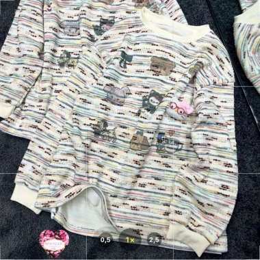 Áo Nữ Nỉ HelloKitty Dễ Thương Kèm Ghim, Hàng Quảng Châu Loại 1 Giá Ưu Đãi 408.500₫ 7