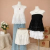Áo Ống Thô Boi Babydoll Hoa Nhí – Ren viền ngực, lưng co dãn, dễ phối váy quần, chỉ 175k