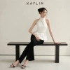 Áo peplum KAYLIN cổ yếm vải Kate lụa mềm - Thanh lịch BST Tháng 10 2.025 giảm giá 5