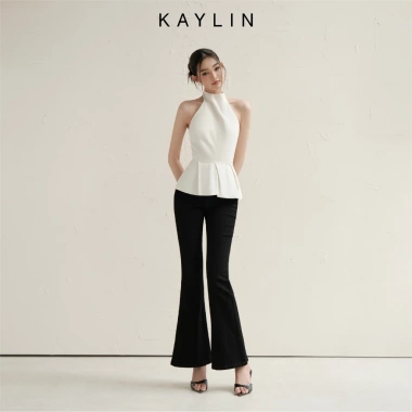 Áo peplum KAYLIN cổ yếm vải Kate lụa mềm - Thanh lịch BST Tháng 10 2.025 giảm giá 6