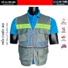 Áo phản quang gile bảo hộ lưới thoáng mát, mỏng nhẹ, giá 140k kỹ sư công nhân 6
