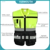 Áo phản quang polyester thoáng khí, bền, dây kéo mịn - Giá ưu đãi 223.330₫