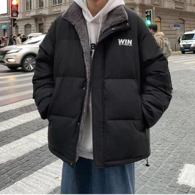 Áo Phao 3 lớp WIN siêu ấm nam nữ lót lông cừu - Hàng có sẵn, mặc 2 mặt dày, đại Hàn UNISEX 2 Áo Phao 3 lớp WIN siêu ấm nam nữ lót lông cừu - Hàng có sẵn, mặc 2 mặt dày, đại Hàn UNISEX 2