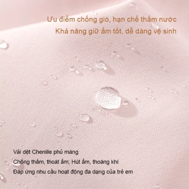 Áo phao bé gái mùa đông HKAM cách nhiệt chống nước, in hoa - Giá ưu đãi 480k 4