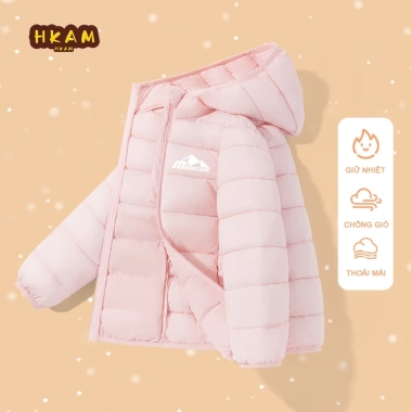 Áo Phao Bé Trai Mùa Đông Ấm Áp, Mũ Trùm Đầu In Đỉnh Núi – Giá chỉ 299.000₫ 6