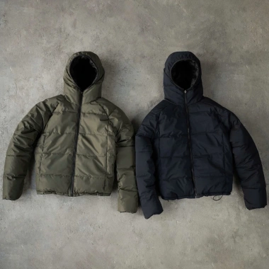 Áo phao béo 2 mặt Nam Nữ Puffer Jacket nhồi bông 440k ấm áp thời trang 7