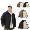 Áo Phao Béo Nam Nữ 3 Lớp Lót Lông Cừu Phong Cách Hàn Quốc Đa Màu Size M L XL Cổ Vải ấm 169k 2