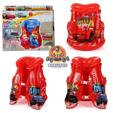 Áo phao bơi bơm hơi cho bé 10-30kg (2-10 tuổi) nhiều màu, hoạt hình dễ thương, 120k 3