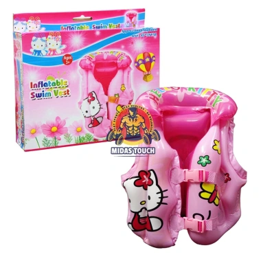 Áo phao bơi bơm hơi cho bé 10-30kg (2-10 tuổi) nhiều màu, hoạt hình dễ thương, 120k 5