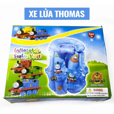 Áo phao bơi bơm hơi cho bé 10-30kg (2-10 tuổi) nhiều màu, hoạt hình dễ thương, 120k 6