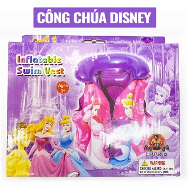 Áo phao bơi bơm hơi cho bé 10-30kg (2-10 tuổi) nhiều màu, hoạt hình dễ thương, 120k 10