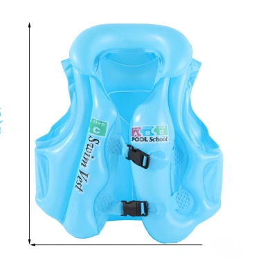 Áo phao bơi trẻ em PVC dày tăng lực nổi, an toàn hỗ trợ tập luyện - Giá 47.000₫