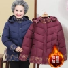 Áo phao bông nữ trung niên dáng đứng, ấm áp, tôn dáng cho mẹ và bà 2