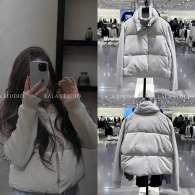 Áo phao dáng ngắn LALASTUDIO phối nỉ cao cấp, dày dặn, giá ưu đãi 562.500₫ Áo phao dáng ngắn LALASTUDIO phối nỉ cao cấp, dày dặn, giá ưu đãi 562.500₫