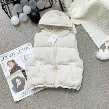 Áo Phao Gile Nhung Siêu Ấm Xinh, Hot, Giá Giảm 125k - Dành cho Trẻ 38‑58kg 4