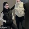 Áo phao gile nữ dáng ngắn croptop chữ M, 4 màu trẻ trung, giá chỉ 99.000đ 5