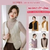 Áo Phao Gile Nữ Lót Lông Syliney Giữ Nhiệt, Áo Khoác Ba Lỗ Sang Trọng Thanh Lịch