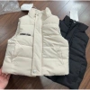 Áo phao gile siêu nhẹ thêu chữ cho bé trai và bé gái – 2 màu Đen Be, size 10‑35kg, 119k 2