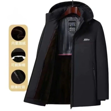 Áo phao lót lông MN01 cho trung niên - Sang trọng, siêu ấm, quà tặng bố ông, giá 399.000 VND 10