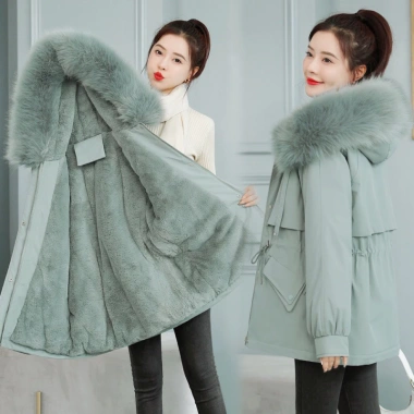 Áo Phao Lót Lông Quảng Châu Dáng Ngắn - Giao Sau Tết Giá 450k Giảm Đặc Biệt