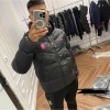 Áo phao Nai Kì nhồi lông vũ, logo hồng, tay thêu mác cao su - Giá ưu đãi 380k 8