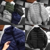 Áo phao nam lông vũ siêu nhẹ giữ nhiệt tốt, cản nước cản gió - Giá 189.000₫