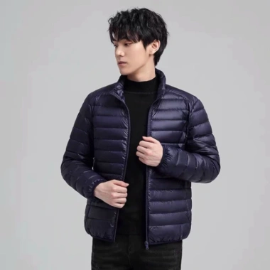 Áo phao nam lông vũ siêu nhẹ giữ nhiệt tốt, cản nước cản gió - Giá 189.000₫