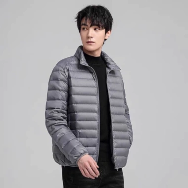 Áo phao nam lông vũ siêu nhẹ giữ nhiệt tốt, cản nước cản gió - Giá 189.000₫