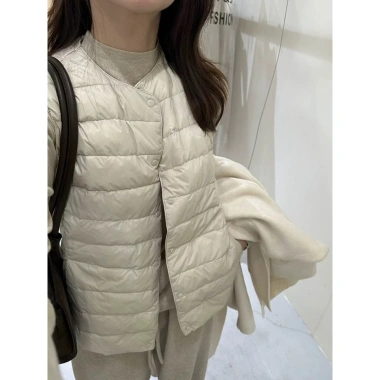 Áo Phao Nữ Lông Vũ Siêu Nhẹ Mỏng Gi Lê Quảng Châu - Giá chỉ 333.000đ 6