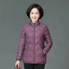 Áo phao nữ siêu nhẹ trần bông chống gió giữ ấm phù hợp trung tuổi giá 270.000 VND