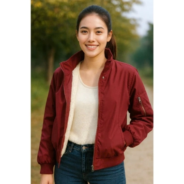 Áo Phao Nữ Trần Bông Cao Cấp 2 Lớp - Chống Gió, Ngăn UV, Ao Dù Mềm Hàng Loại 1 10
