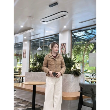 Áo phao siêu nhẹ dáng buông, túi hộp trần nơ – Siêu thoáng, nhẹ cân, giá chỉ 289.000₫