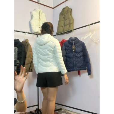 Áo Phao Siêu Nhẹ Dáng Ôm Hoạ Tiết Trần Sao 2 Mặt 3 Lớp: Giá Khuyến Mãi 279k 8