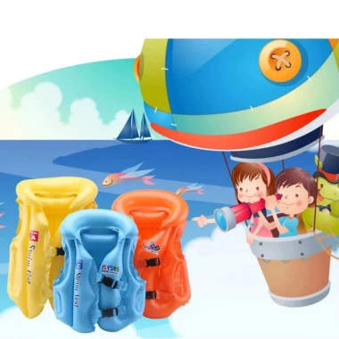 Áo phao tập bơi cho bé - Quai bấm an toàn, chất liệu siêu bền, màu thời trang, chỉ 42.000₫ 7
