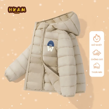 Áo Phao Unisex cho Bé Trai Mùa Đông Ấm Áp - Giá chỉ 299.000₫ | HKAM